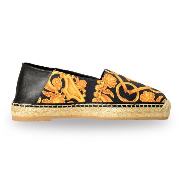Versace Men\'s ST. Barocco Print Espadrilles Moccasins Loafers Shoes US 6 IT 39 main image 8